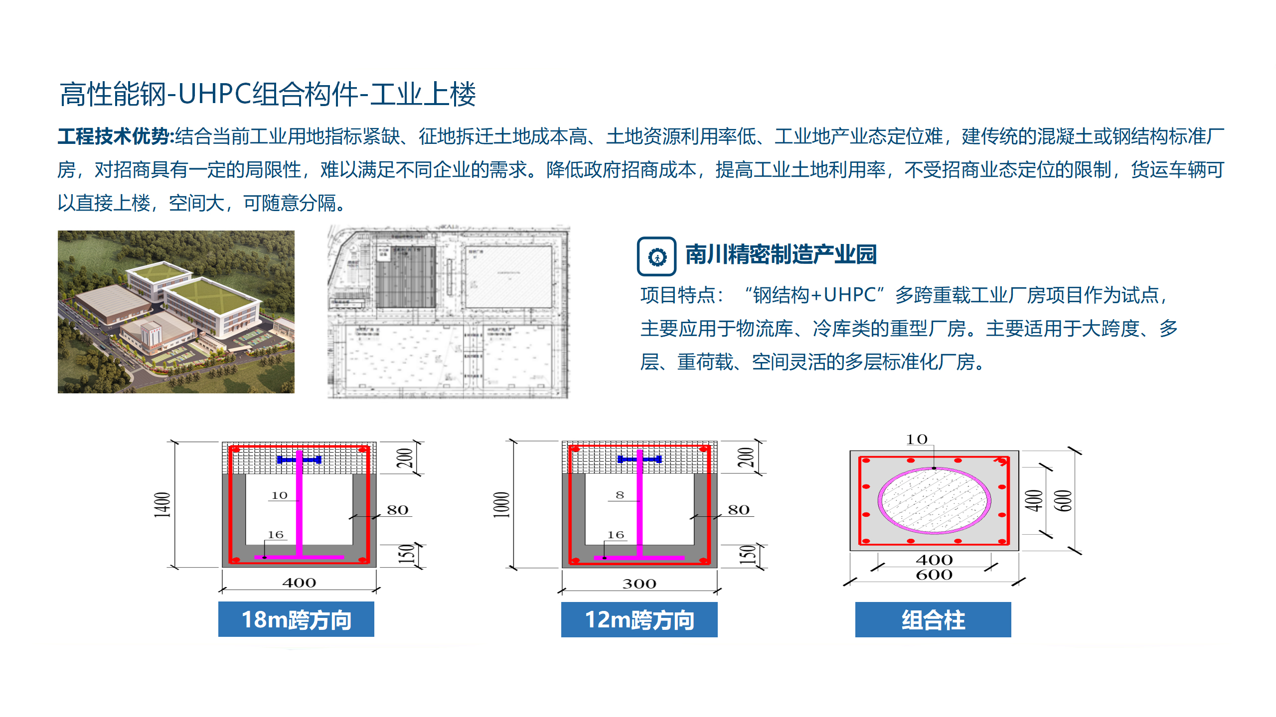 高性能钢UHPC组合构件